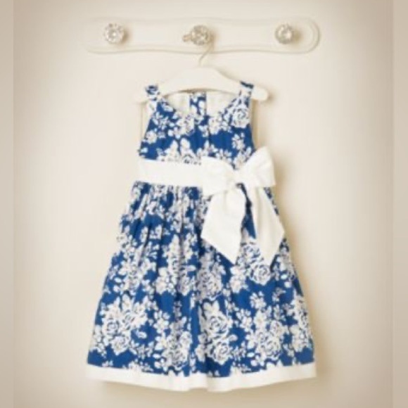 Edwardian Rose Janie and Jack Sz 6/12m Blue Dress - Picture 4 of 4